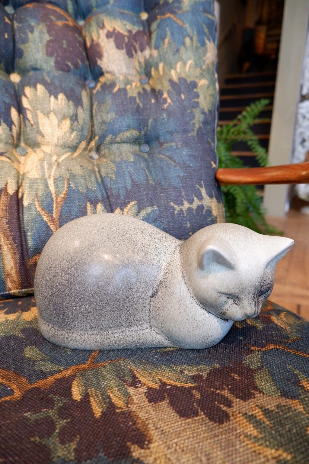 Le Chat MOSES - sculpture en grès par LISA LARSON ca.1989