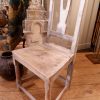 CHAISE RUSTIQUE SUEDOISE PATINE BLANCHE - ART POPULAIRE DEBUT XIXE – Image 2