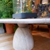 TABLE BASSE TRAVERTIN PAR PHILLIPE DRAENERT CA.1970 – Image 3
