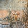 Grande toile peinte d'époque XVIIIe - tons pastels – Image 2