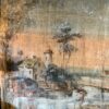 Grande toile peinte d'époque XVIIIe - tons pastels – Image 4
