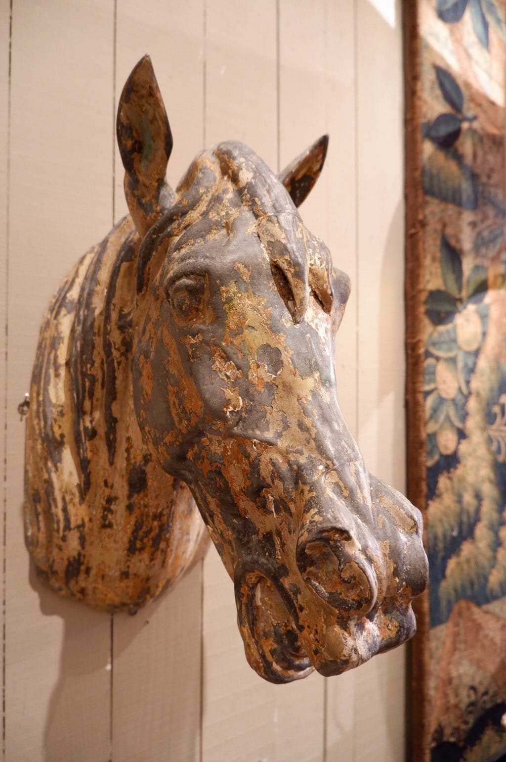 ZINC HORSE HEAD CA.1880 - Image 2