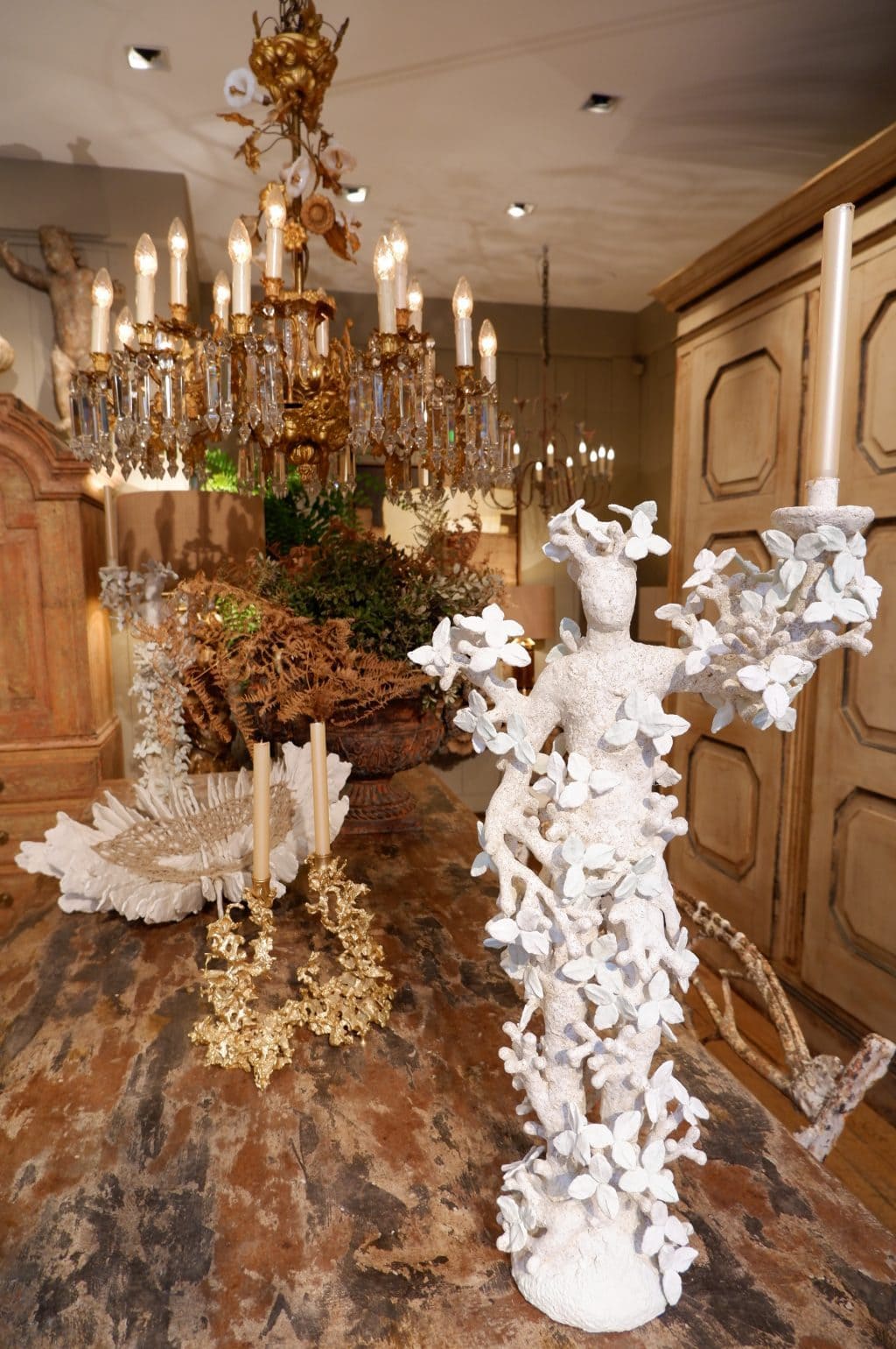 PAIR DE CANDELABRES FEUILLES PAR EDOUARD CHEVALIER - Image 6