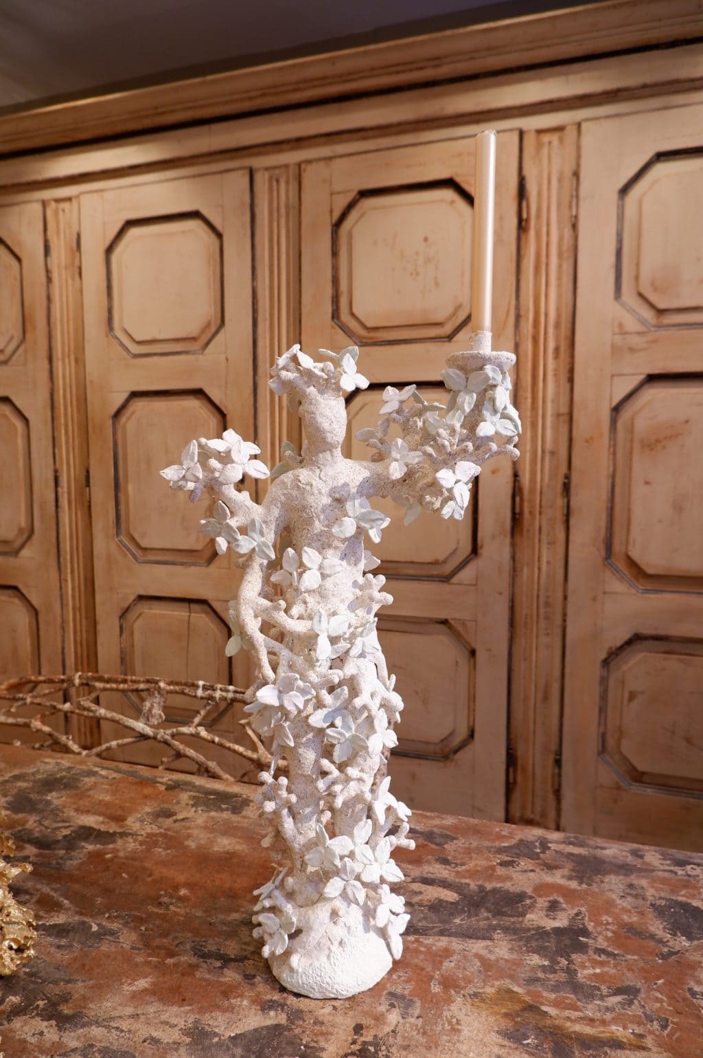 PAIR DE CANDELABRES FEUILLES BY EDOUARD CHEVALIER - Image 7