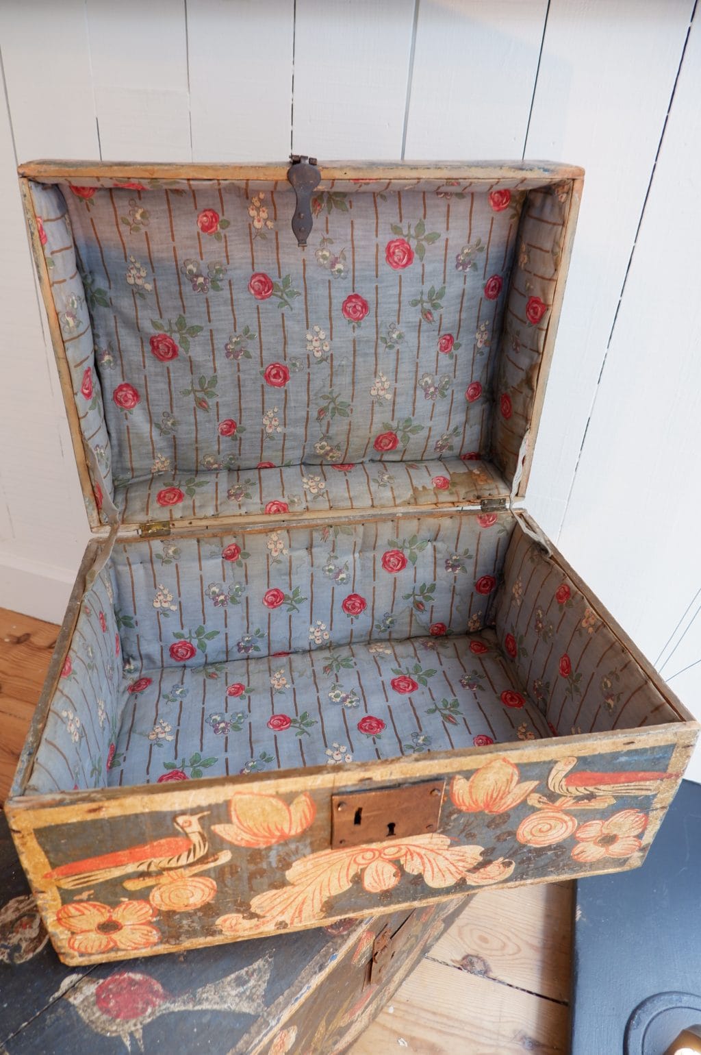 Norman painted wood wedding chests ca.1800 - Picture 2