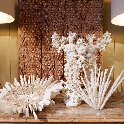 PAIRE DE CANDELABRES FEUILLES PAR EDOUARD CHEVALIER – Image 3