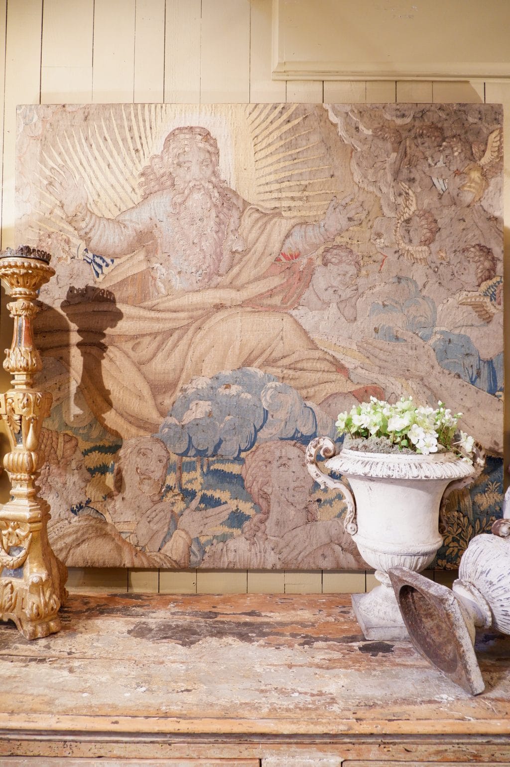 Grande tapisserie flamande XVIIIe – Image 7