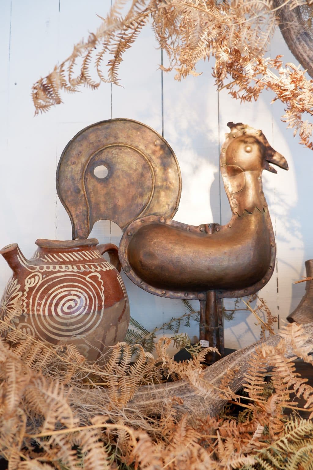 Coq - Epi de faîtage en cuivre XIXe