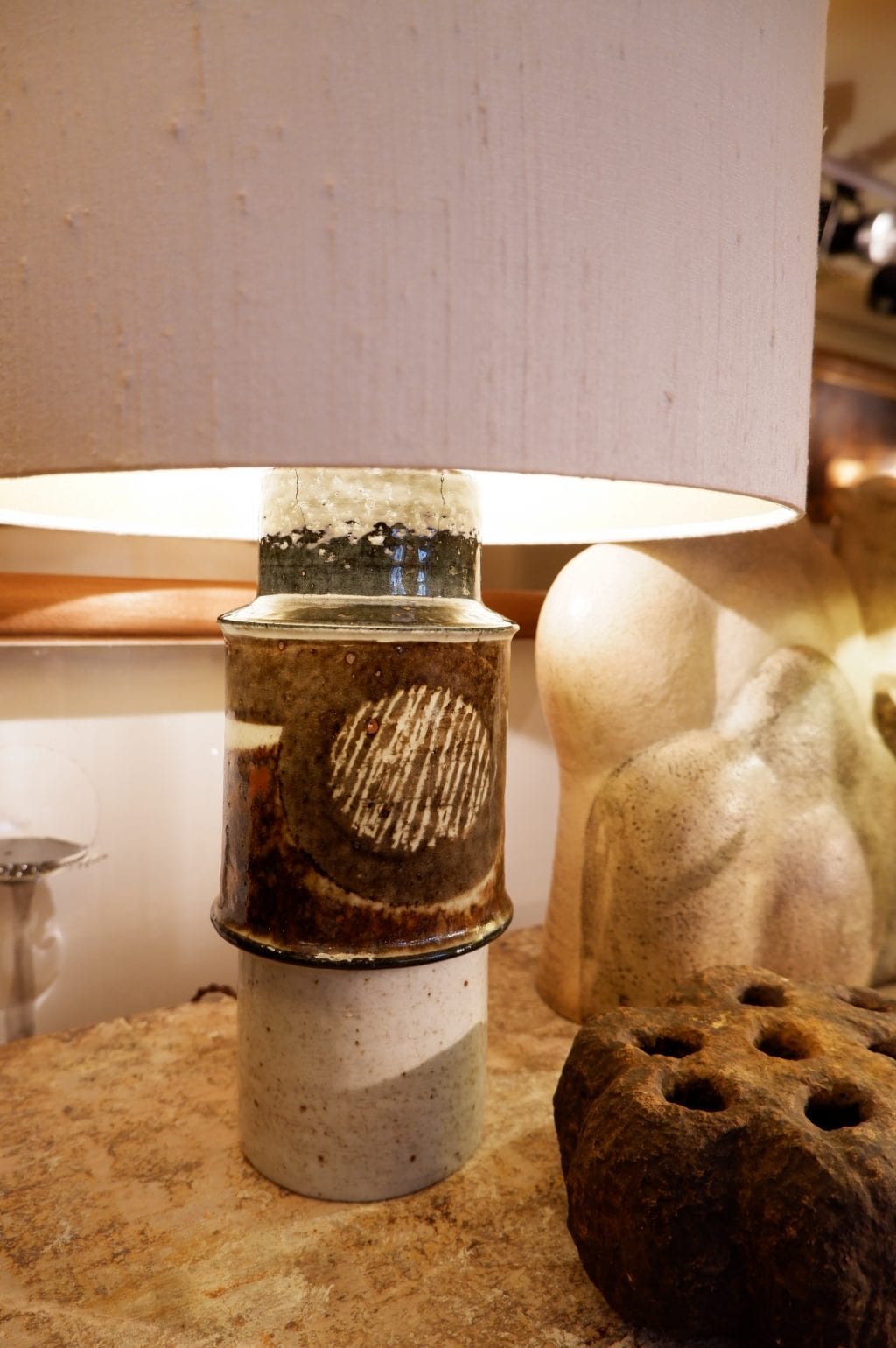 Paire de lampes en céramique signées Inger Persson pour Rorstrand - Suéde ca.1960