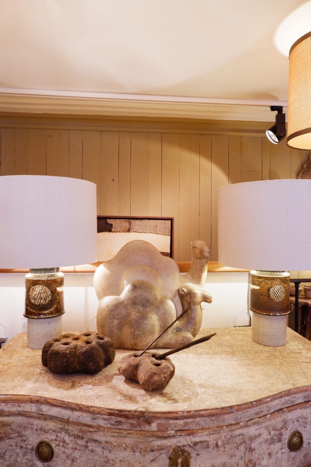 Paire de lampes en céramique signées Inger Persson pour Rorstrand - Suéde ca.1960 – Image 7