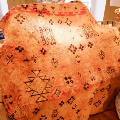 Berber wool rug from the Moroccan Atlas