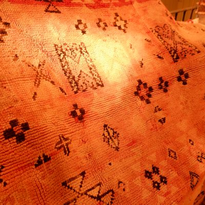 Tapis en laine berbere de l’Atlas Marocain