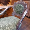 Chaise longue en bois sculpté et feuille d'argent ca.1880 – Image 4