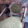 Chaise longue en bois sculpté et feuille d'argent ca.1880 – Image 6
