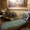 Chaise longue en bois sculpté et feuille d'argent ca.1880 – Image 11