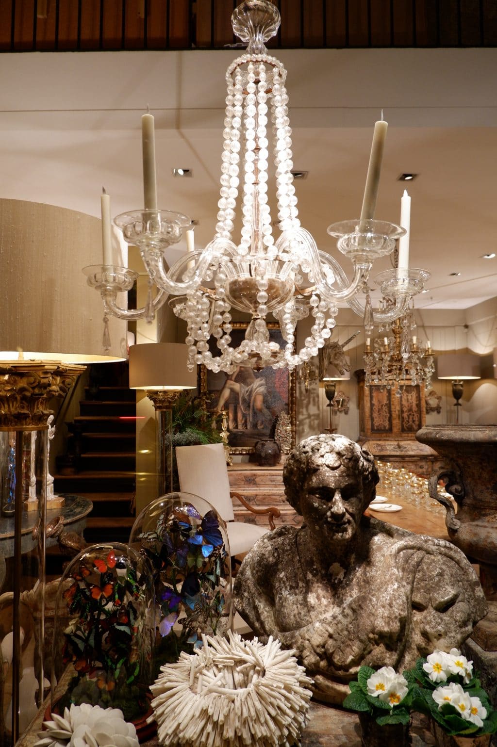 Chandelier en verre de Murano transparent fin XIXe – Image 2