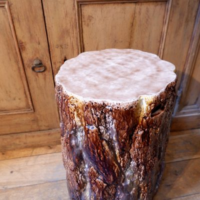 Tabouret tronc en céramique émaillée de Rostrand ca.1960 – Image 2