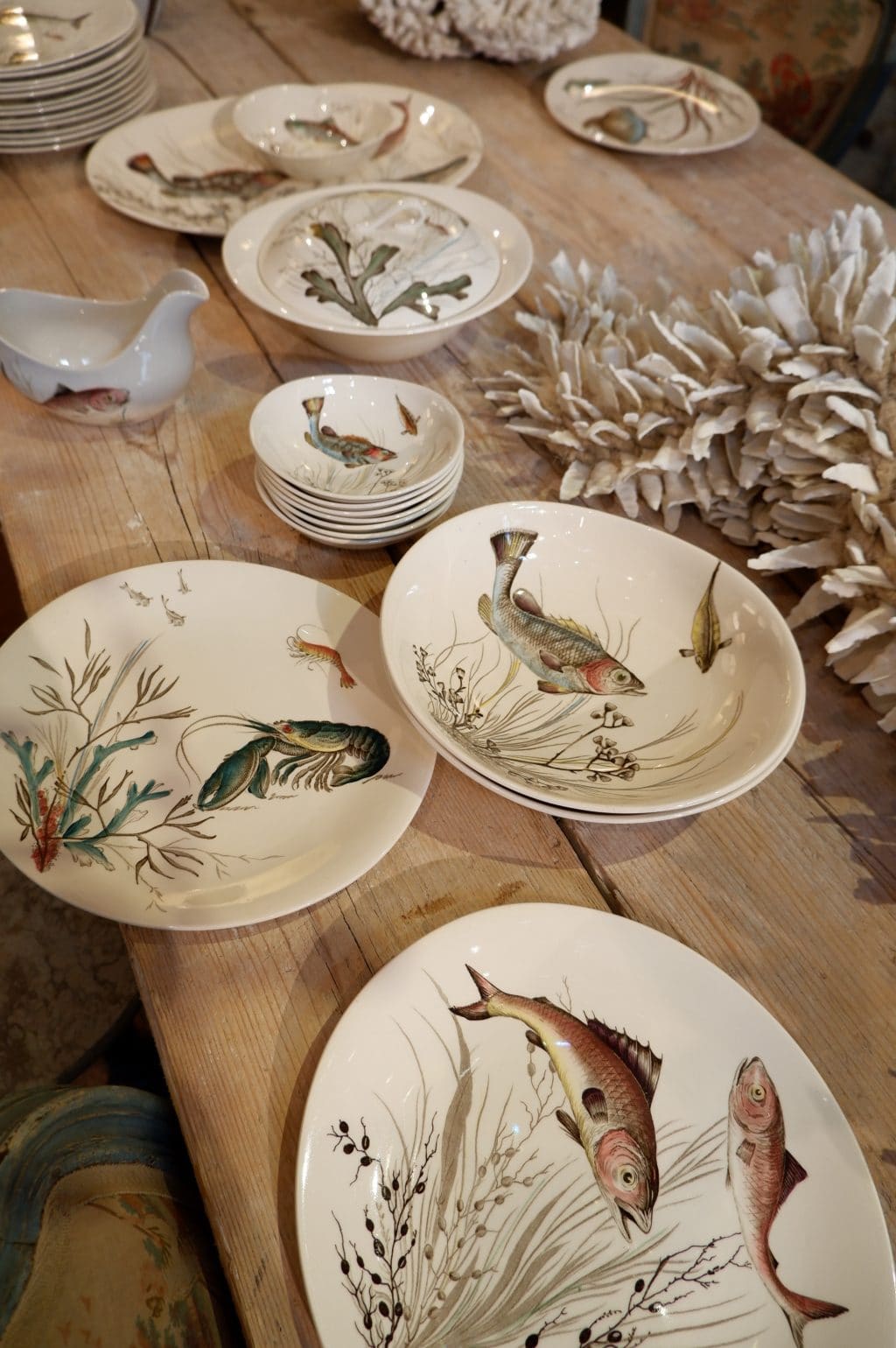 Porcelain fish service by Johnson Brothers ca.1950 - Image 3