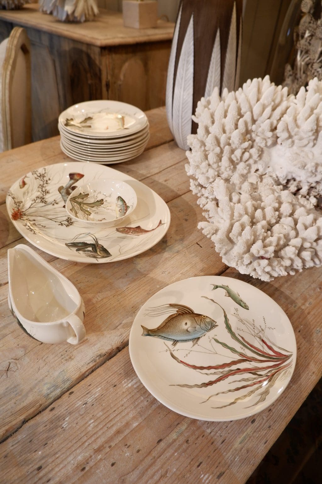 Porcelain fish service by Johnson Brothers ca.1950 - Image 7