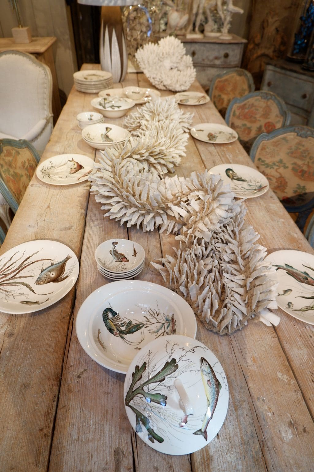 Porcelain fish set by Johnson Brothers ca.1950