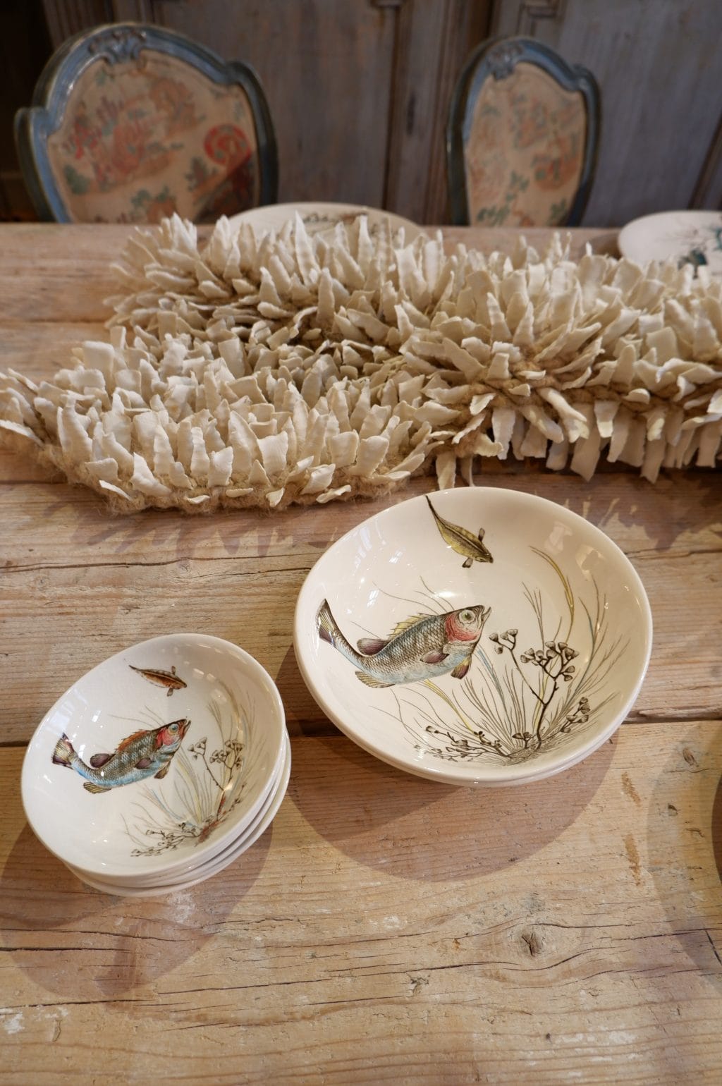 Porcelain fish service by Johnson Brothers ca.1950 - Image 9