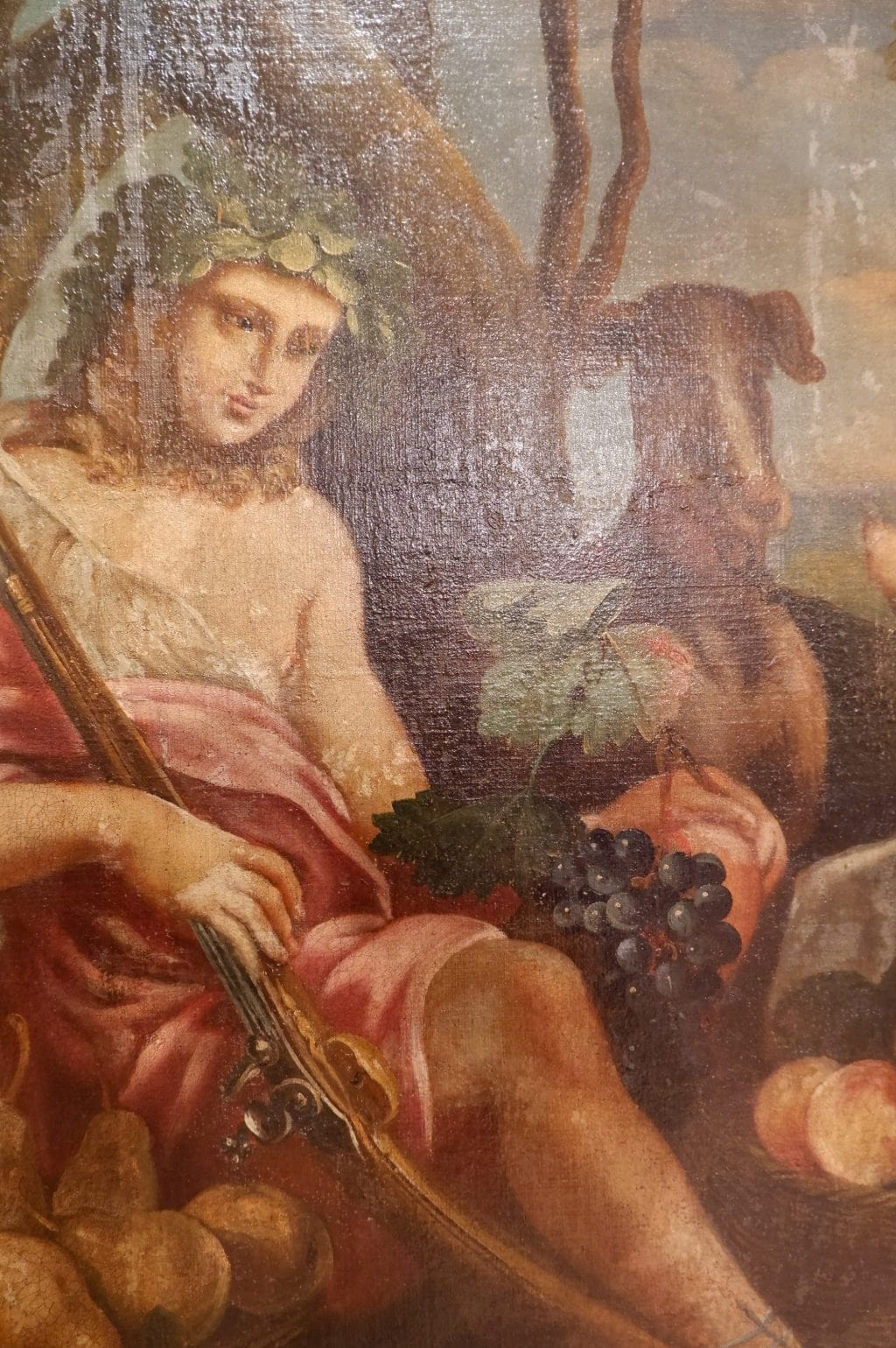 Grand tableau nature d'époque XVIIIE "Allégorie de la chasse" – Image 3