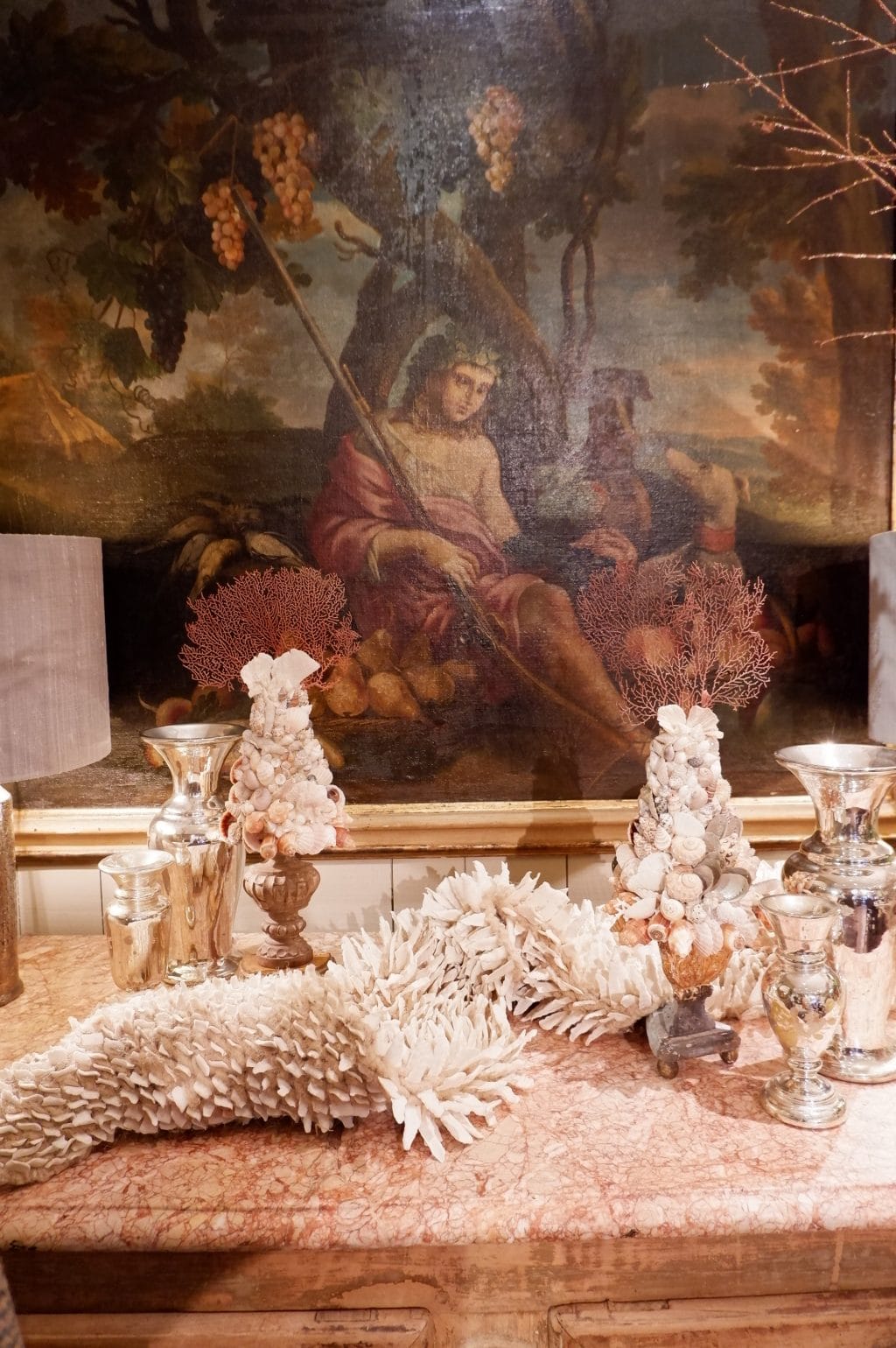 Grand tableau nature d'époque XVIIIE "Allégorie de la chasse" – Image 2