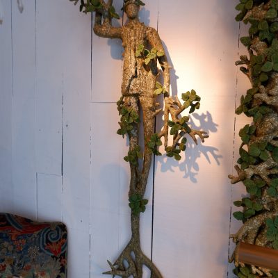 Paire d'appliques Mi-homme Mi-arbre par Edouard Chevalier – Image 6