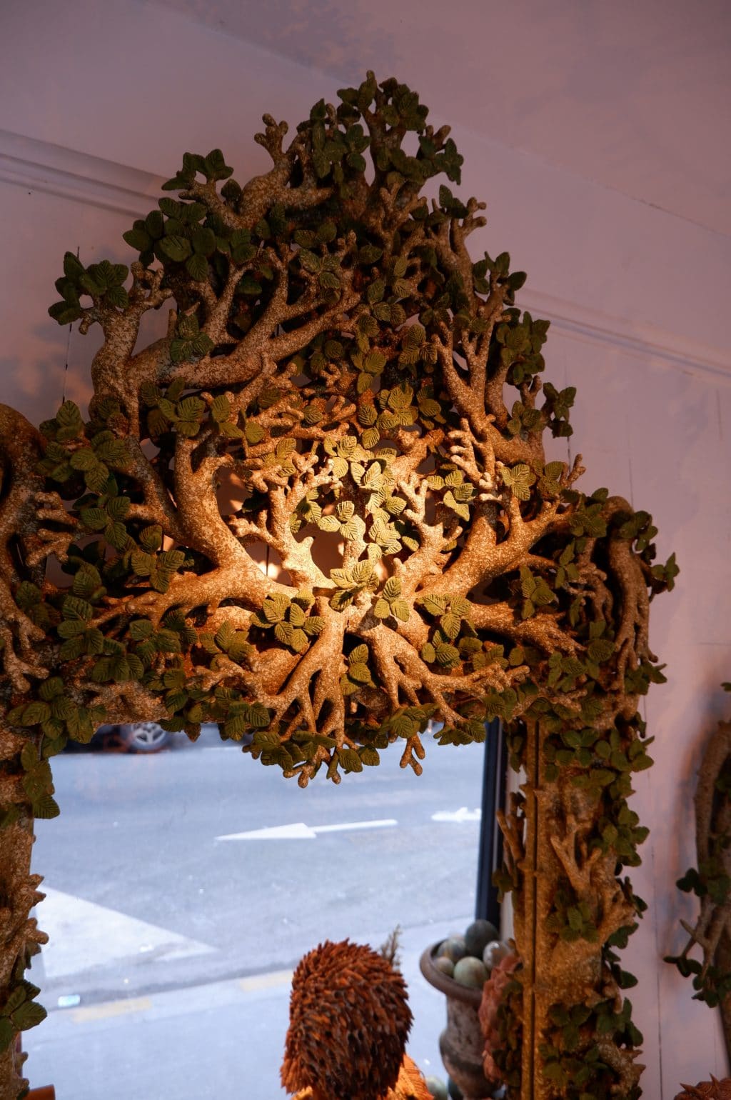Feuilles vertes mirror by Edouard Chevalier - Image 3