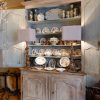 Grand buffet double corps Louis XV en noyer d'époque XVIIIe – Image 6