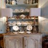 Grand buffet double corps Louis XV en noyer d'époque XVIIIe – Image 5
