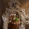 Grand miroir feuilles blanches par Edouard Chevalier – Image 5
