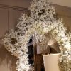 Grand miroir feuilles blanches par Edouard Chevalier – Image 6