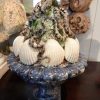 COUPE SUR PIED EN BARBOTINE TROMPE L'ŒIL  "COQUILLAGE AU SERPENT" DANS LE GOUT DE PALISSY – Image 5