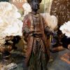 Sculpture de roi Mage en bois laqué polychrome - Venise début XVIIIE