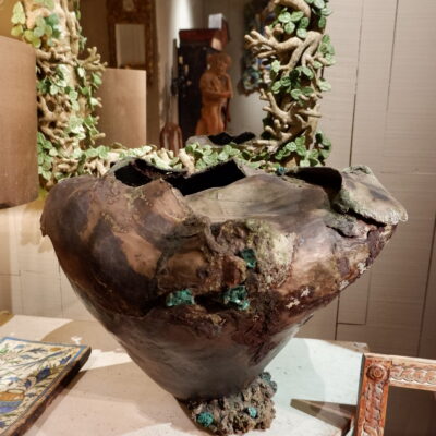 Large glazed earthenware sculptures by Claire Fréchet in 2020