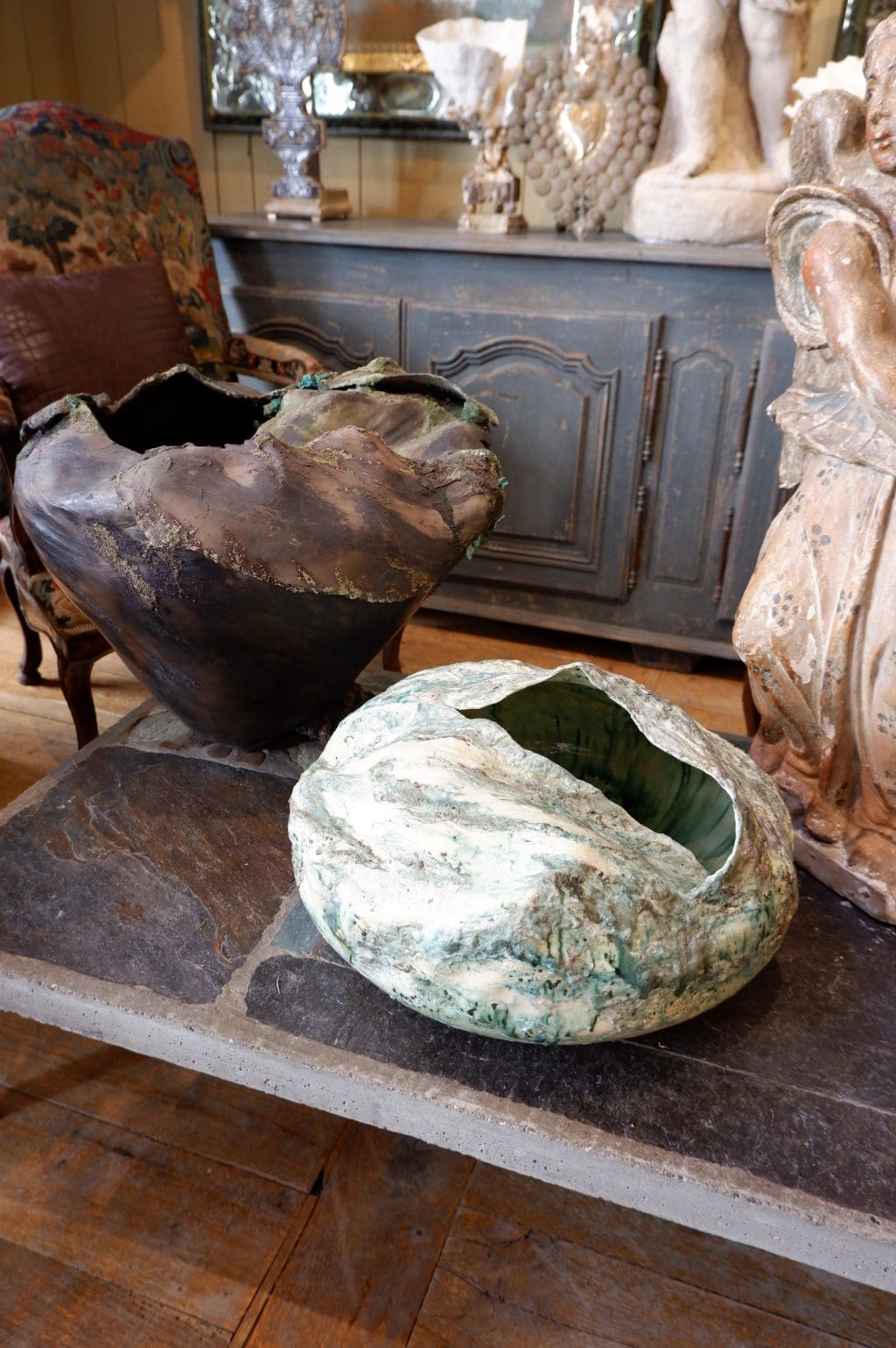 Grandes sculptures en faïence émaillée par Claire Fréchet en 2020 – Image 11