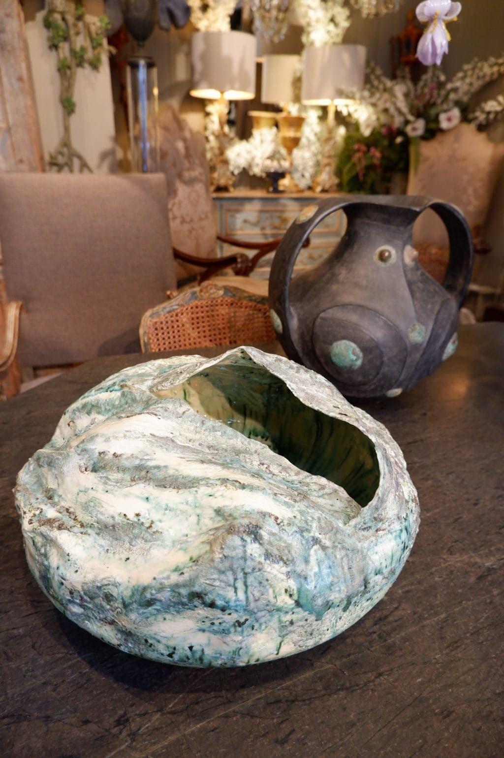Grandes sculptures en faïence émaillée par Claire Fréchet en 2020 – Image 12