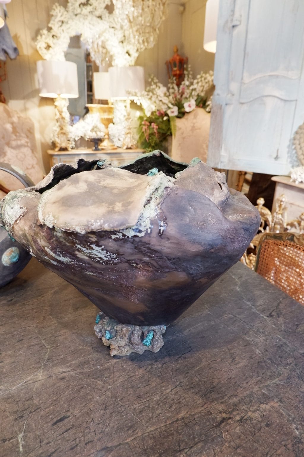 Grandes sculptures en faïence émaillée par Claire Fréchet en 2020 – Image 8