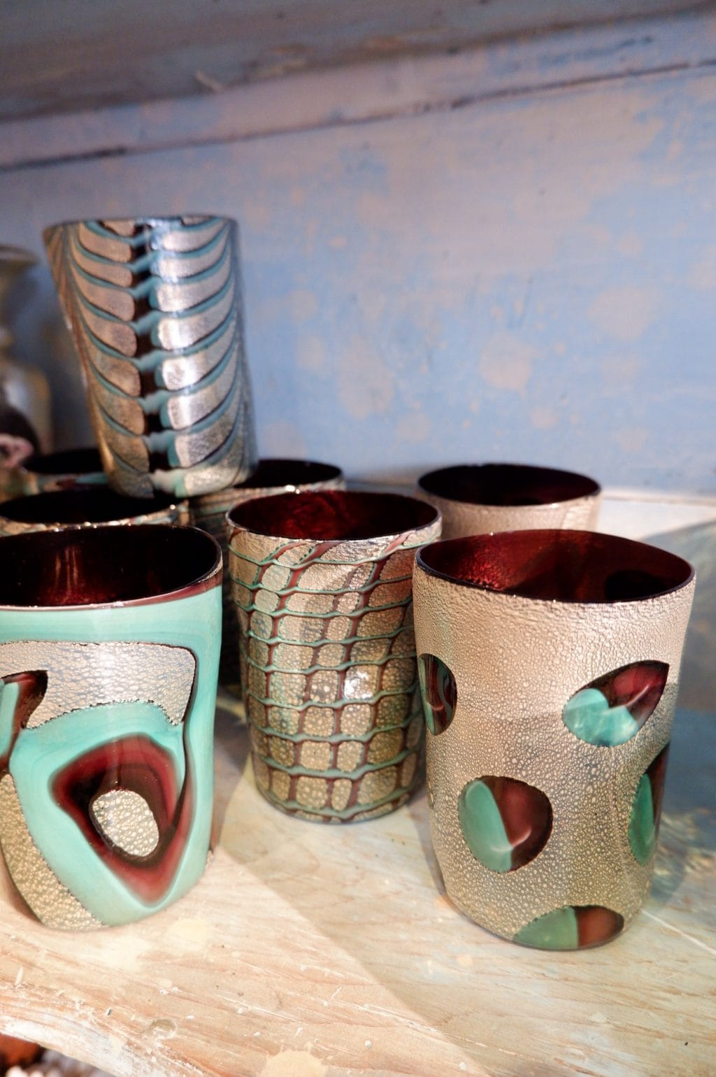 Murano glass beakers - unique pieces for the gallery - Image 2
