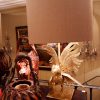 Paire de lampes "Coqs de combat" par Jansen en laiton doré + aj cylindre – Image 11