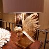 Paire de lampes "Coqs de combat" par Jansen en laiton doré + aj cylindre – Image 10