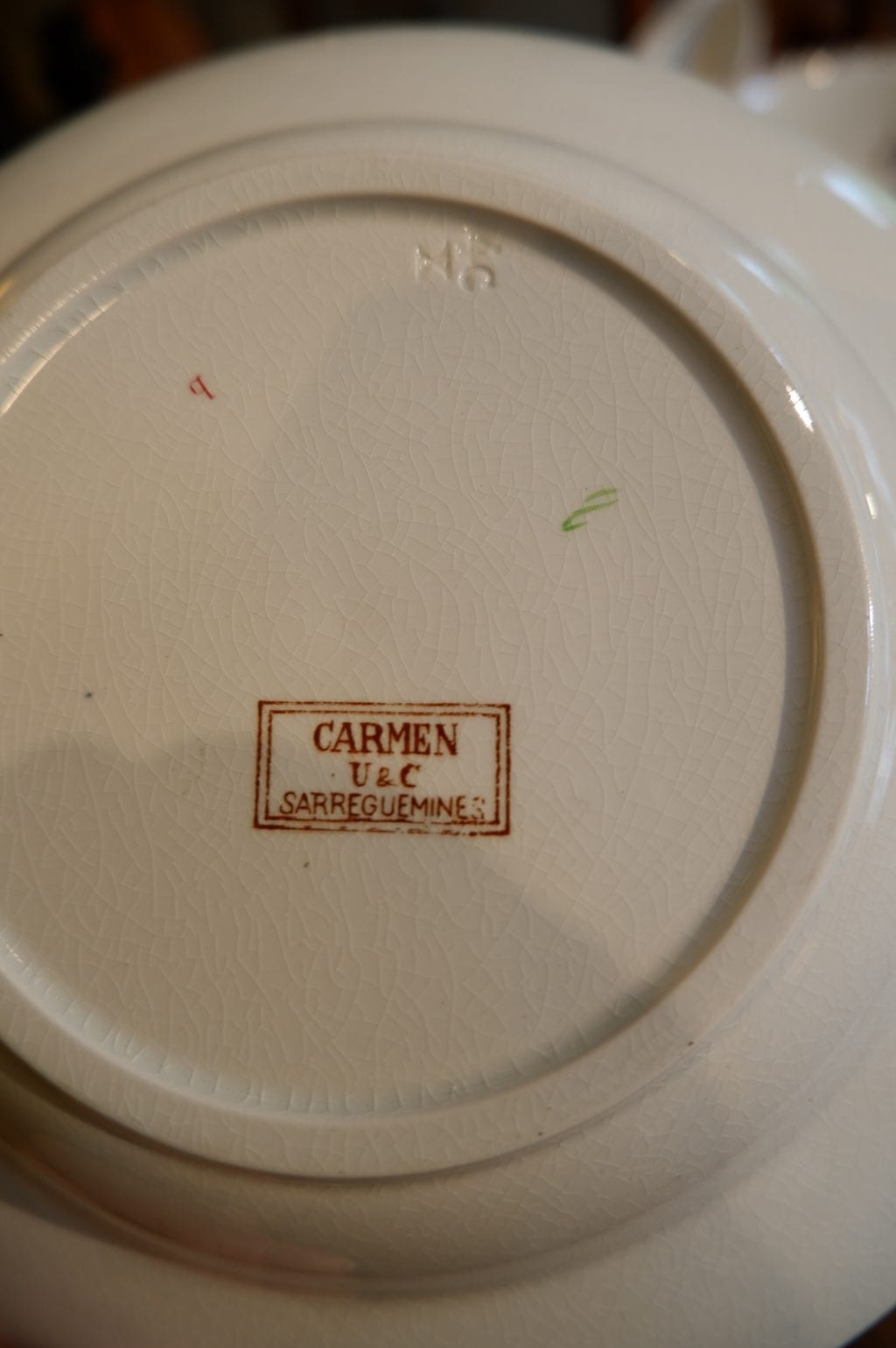Sarreguemines earthenware service model Carmen ca.1930 - Image 13