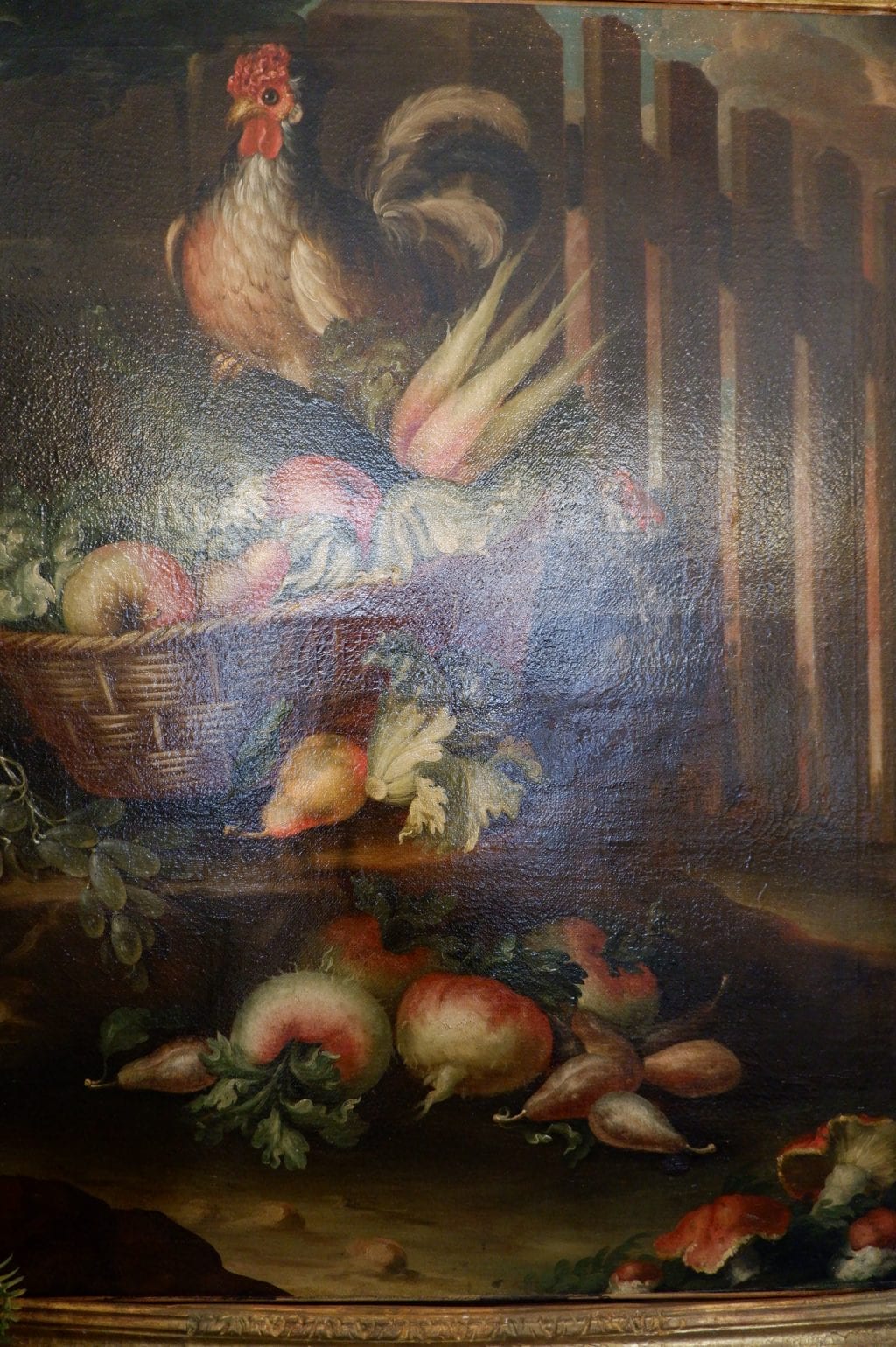 Pair of large Italian still lifes from the 18th century - Image 3