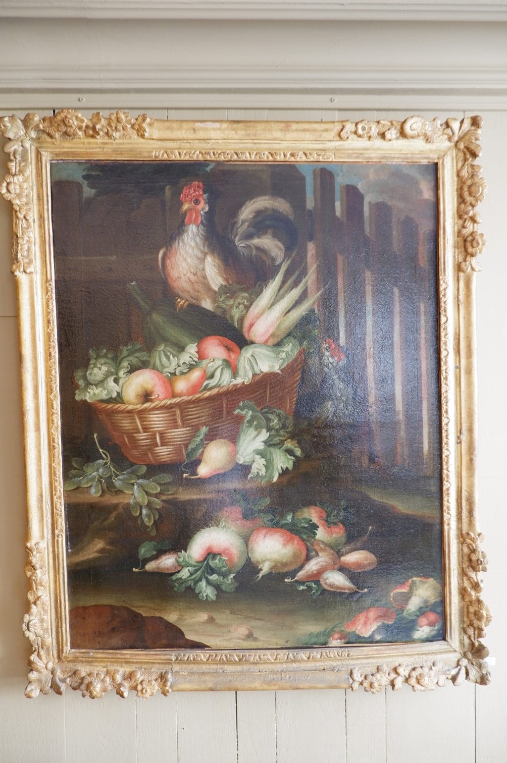 Pair of large Italian still lifes from the 18th century - Image 4