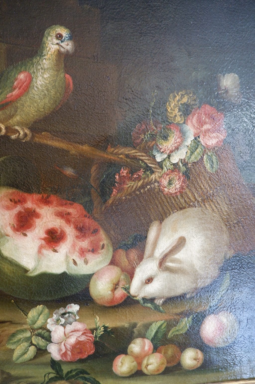 Pair of large Italian still lifes from the 18th century - Image 8
