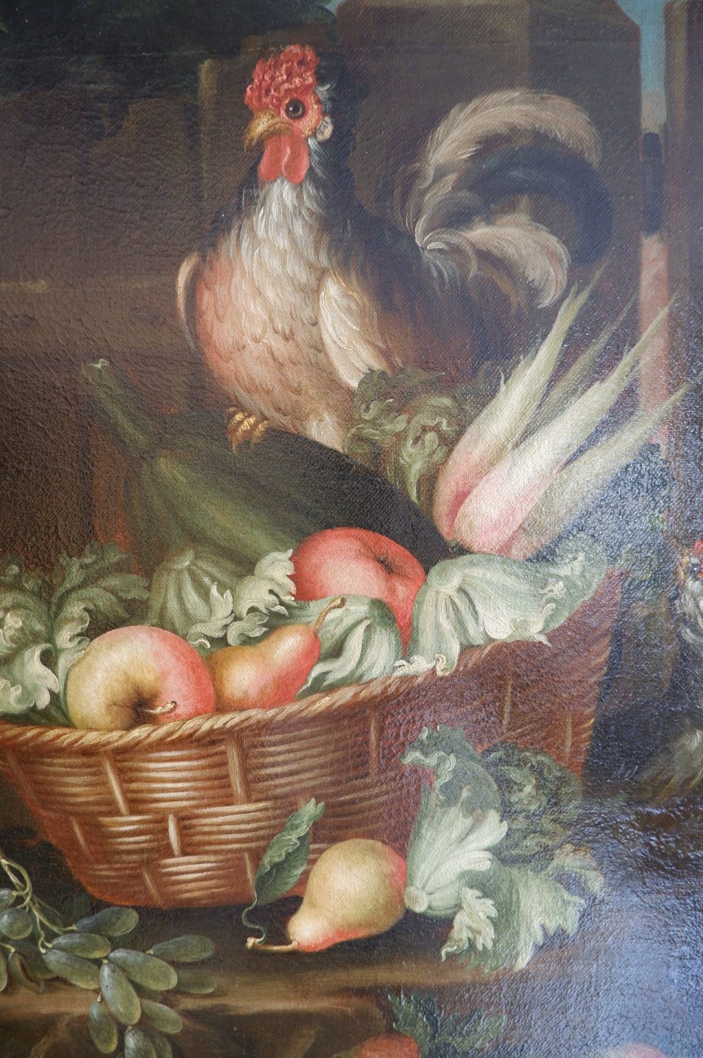 Pair of large Italian still lifes from the 18th century - Image 6