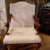 Paire de fauteuils Genois periode Louis XV recouverts de lainage – Image 9