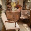 Paire de fauteuils Genois periode Louis XV recouverts de lainage – Image 6