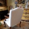 Paire de fauteuils Genois periode Louis XV recouverts de lainage – Image 10